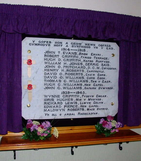 Rhosgadfan War Memorial